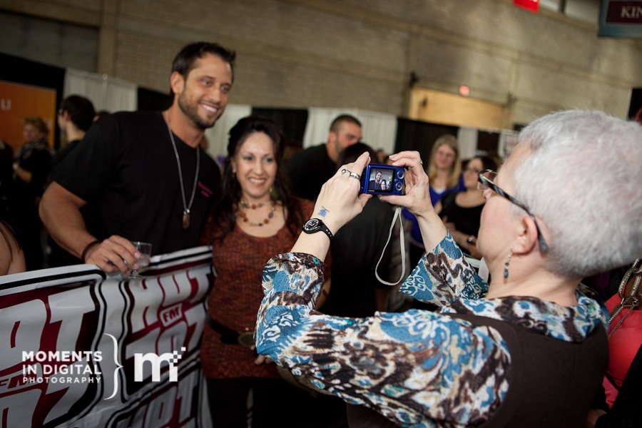 David Good at the Edmonton Bachelor's Auction