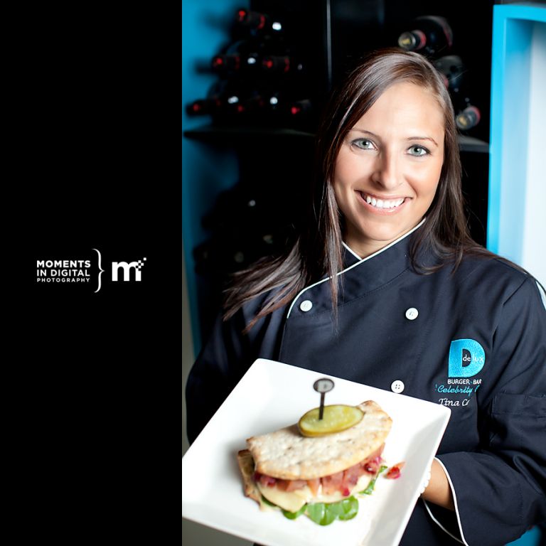 Edmonton Commercial Photography - Delux Burger Celebrity Chef Tina Carson