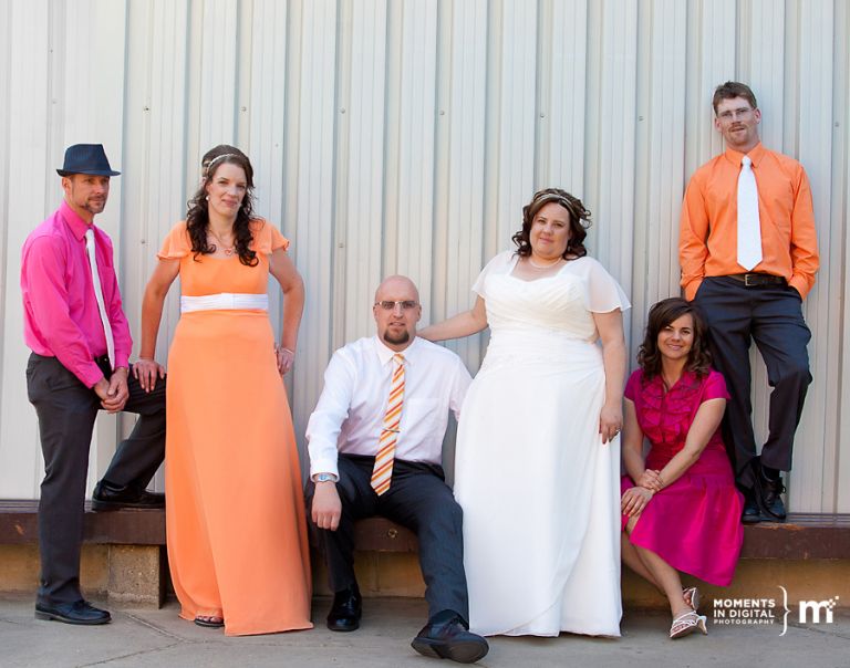 The fabulous wedding party at the University of Alberta