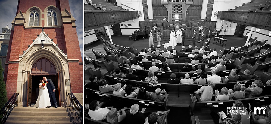 Edmonton-Wedding-Photographers-R+J-7 Wedding Photography at Robertson Wesley United Church in Edmonton