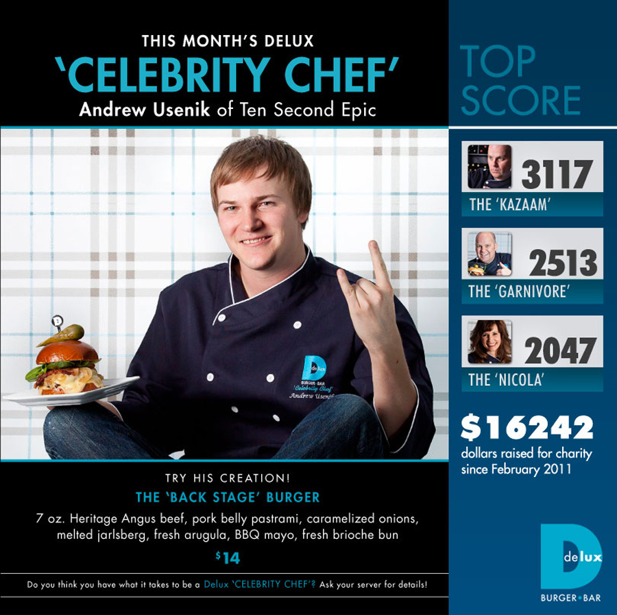 Andrew_Usenik_DB_Celebrity_Chef Andrew Usenik DB Celebrity Chef - Delux Burger Celebrity Chef - Andrew Usenik from Ten Second Epic