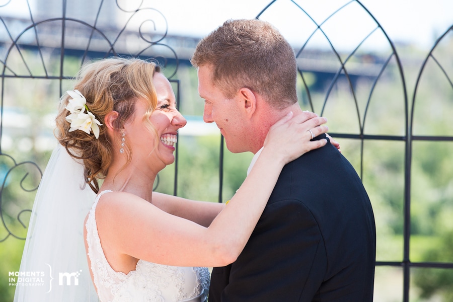 First Kiss - Edmonton Wedding Photographers Edmonton Wedding Photographers - Bruce & Sarah Clarke