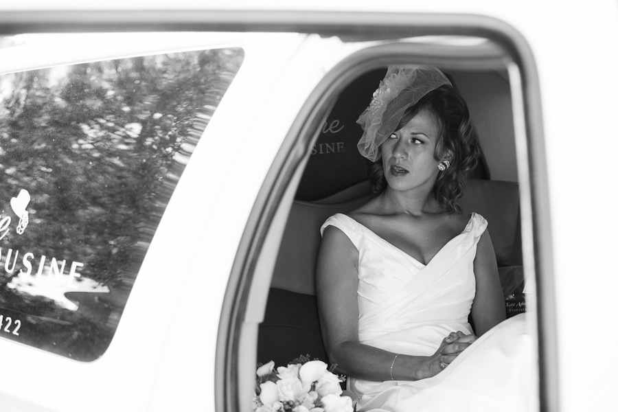 Edmonton_Wedding_Photographers_6 Edmonton Weddings - Nervous bride waiting in the limo