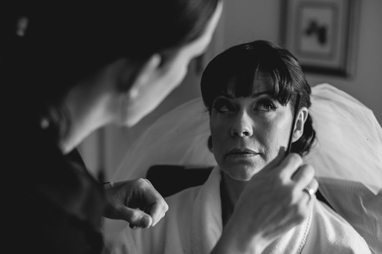 Hotel MacDonald Wedding - Bride Getting Ready