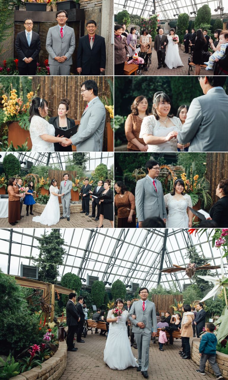 Wedding Photography at the Muttart Conservatory in Edmonton 1