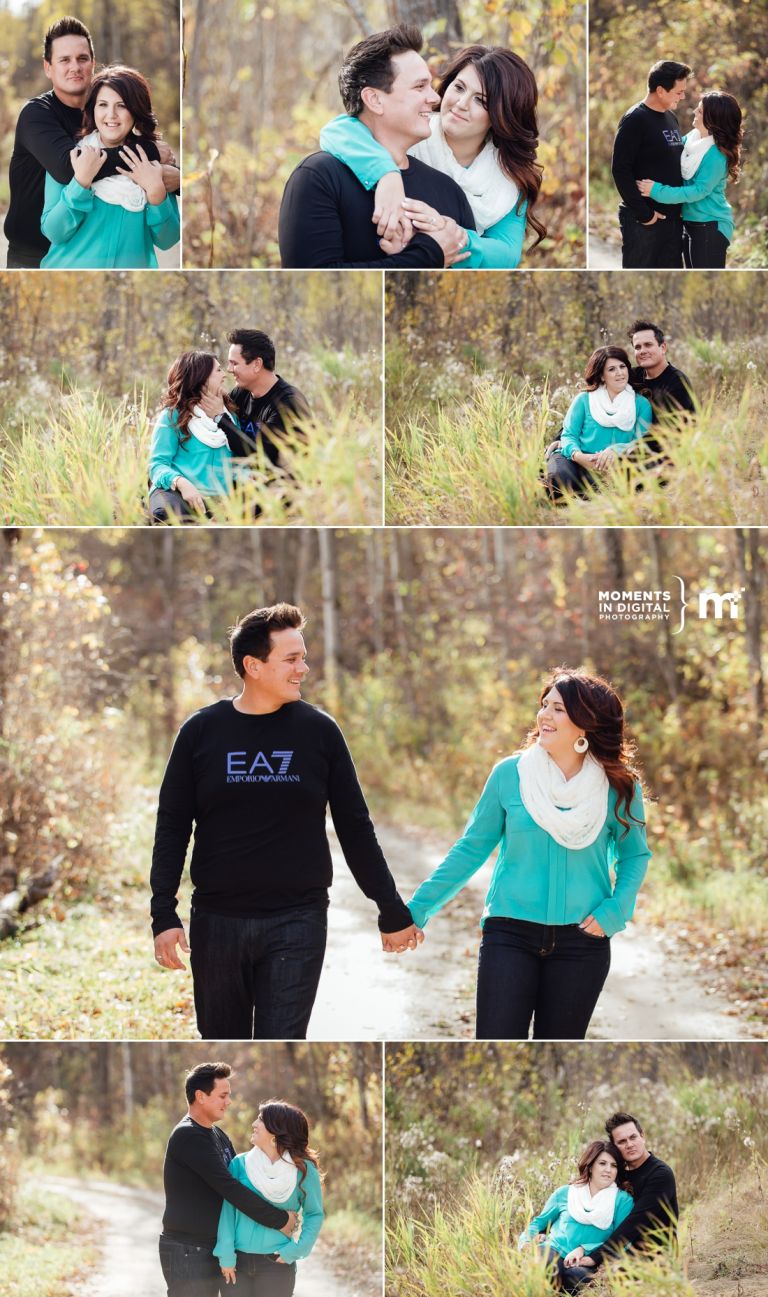 Crystal & Devin's Engagement Session in Edmonton's River Valley