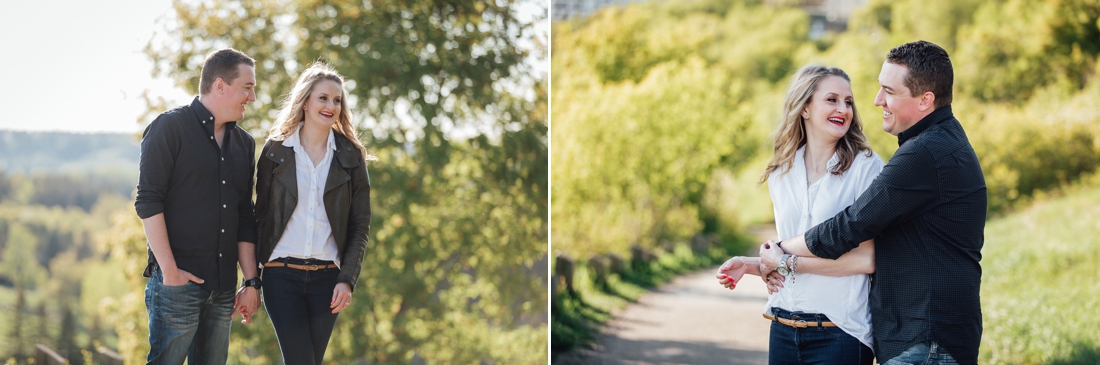 Engagement photographers in Edmonton - Kelsey & Brett