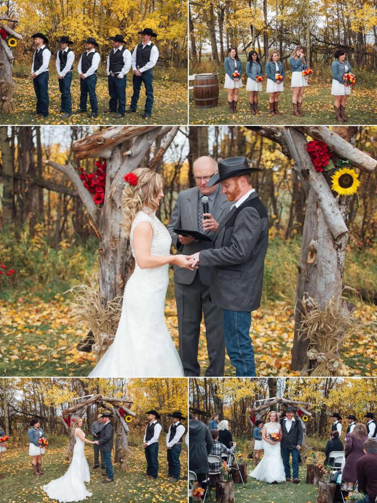 Anna & Ryan - Fall Wedding at BBQ Acres in Edmonton 4