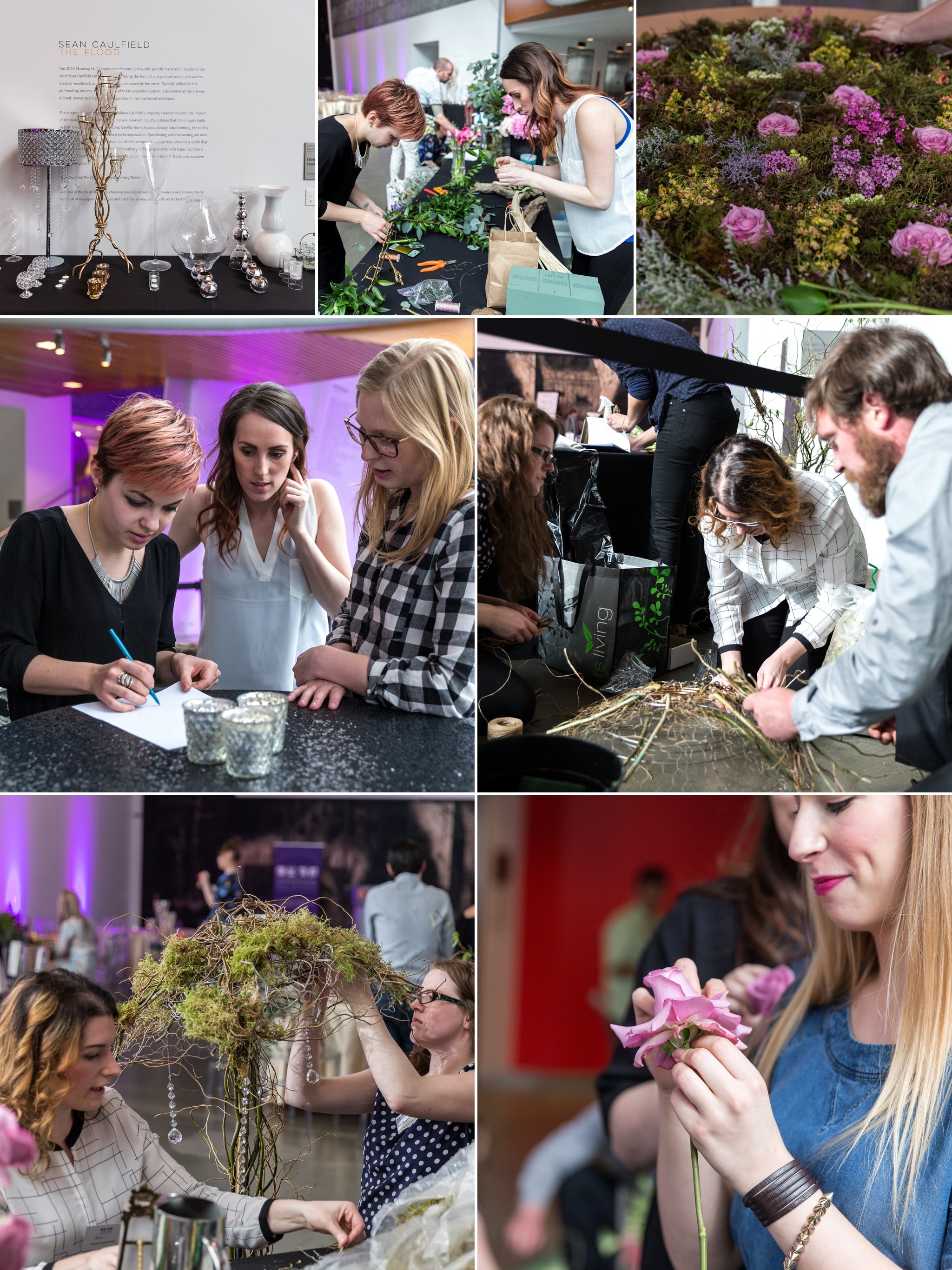 ISES Edmonton WEDmonton Floral Competition at the Art Gallery of Alberta 1