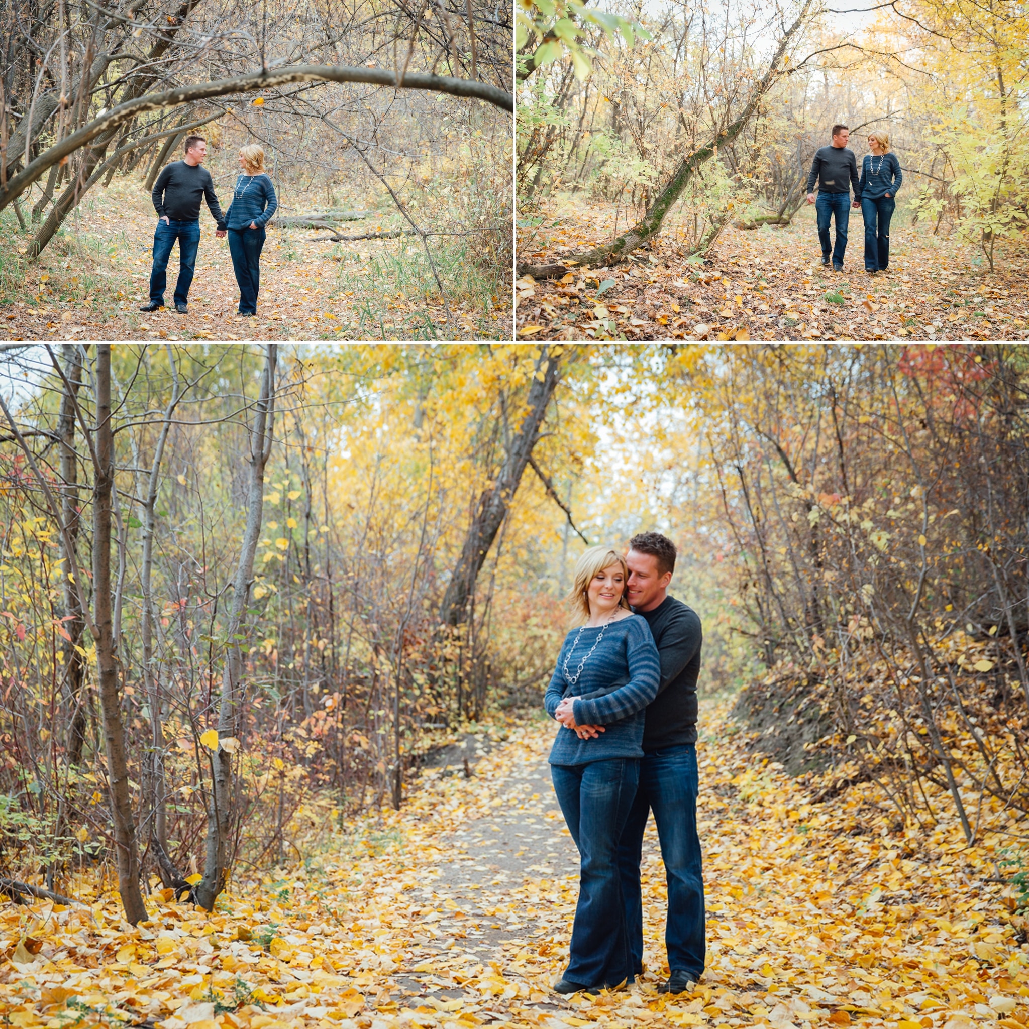 Robyn & Martin's Fall Engagement Session in Edmonton 2