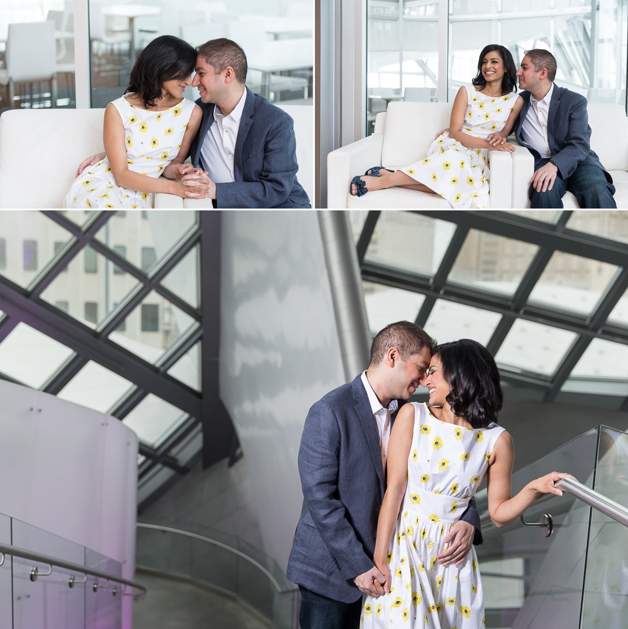 Engagement Photos at the Art Gallery of Alberta