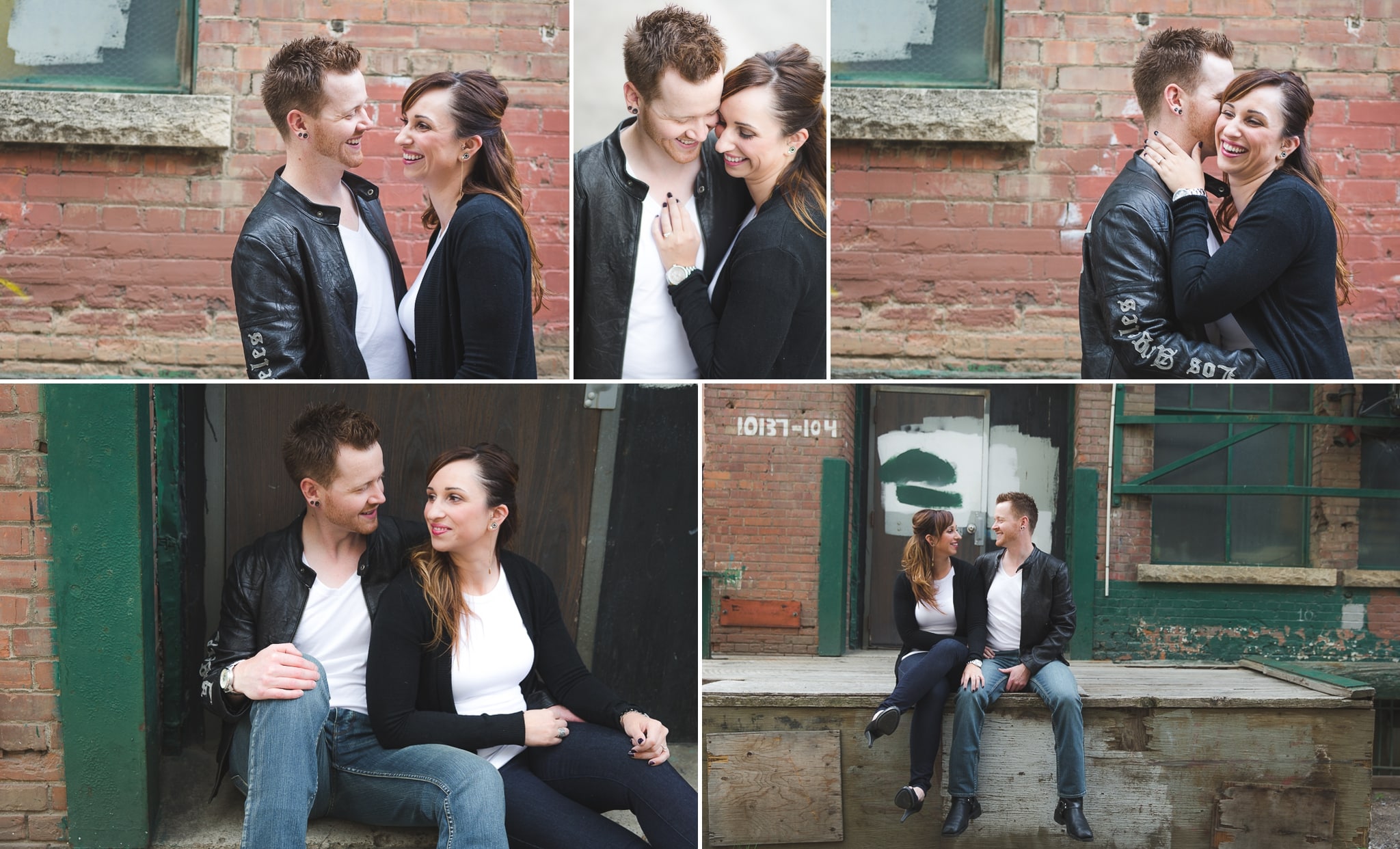 Chantal & Rhys - Engagement Photos in Downtown Edmonton 1