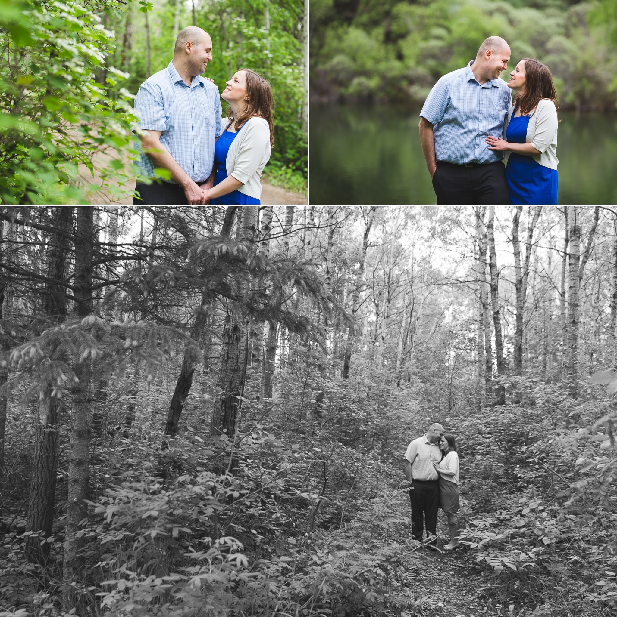 Amanda & Bryan's Engagement Photos at Hawrelak Park 3