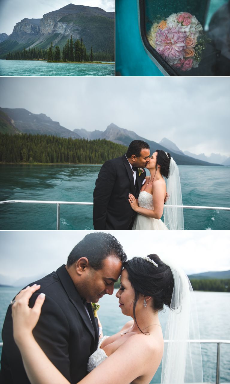 Michelle & Curtis's Wedding at Maligne Lake Chalet in Jasper 11