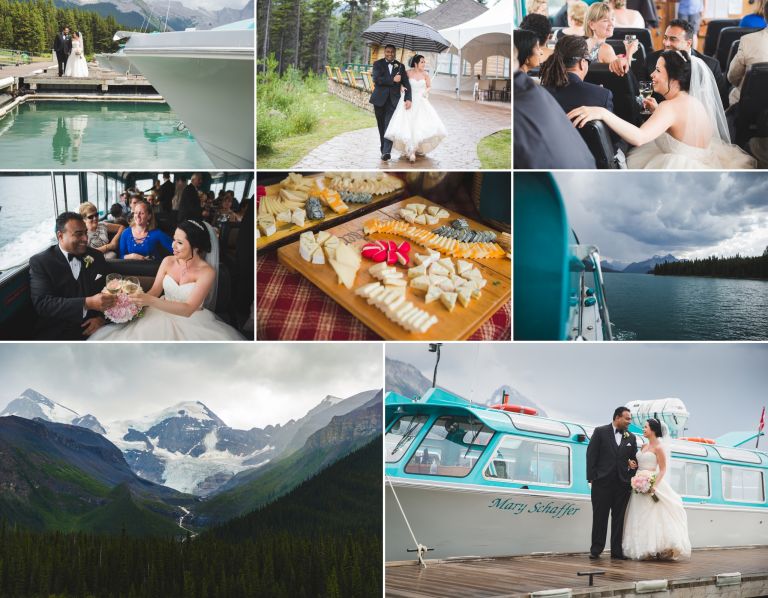 Michelle & Curtis's Wedding at Maligne Lake Chalet in Jasper 7