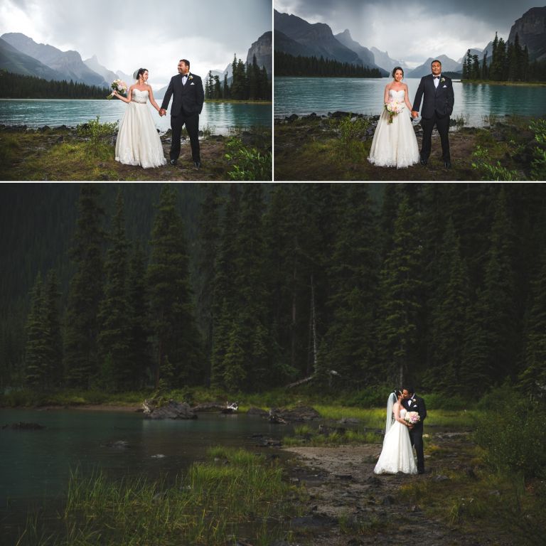 Michelle & Curtis's Wedding at Maligne Lake Chalet in Jasper 8