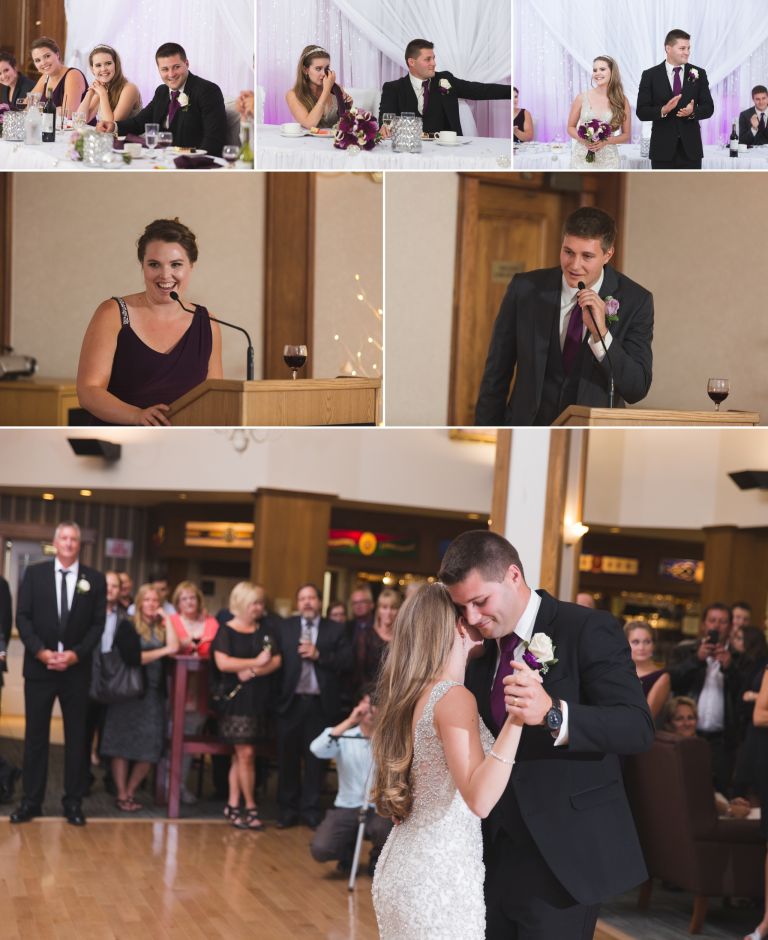 Wedding reception photos at Edmonton Garrison Officers' Mess