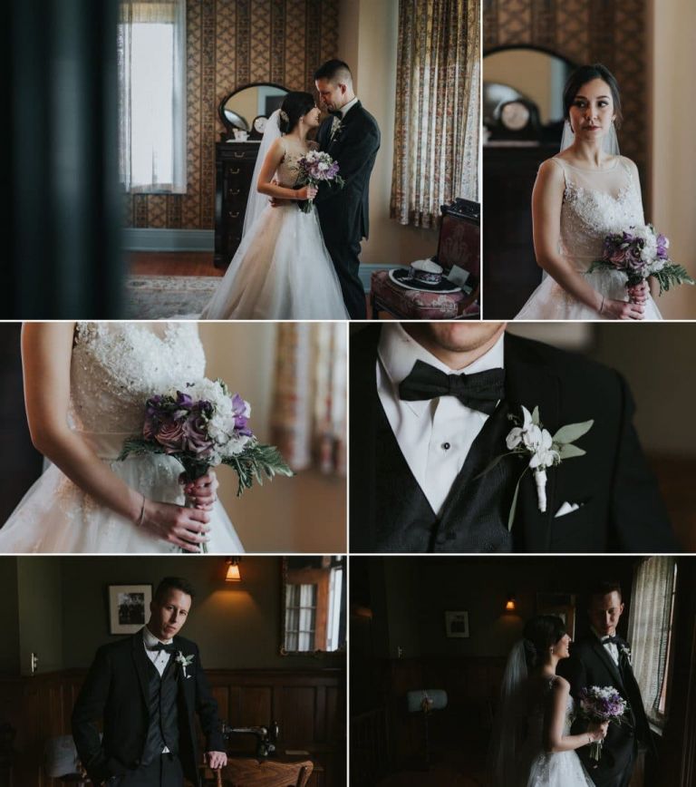 Spring Wedding in Edmonton - Wedding Photos at Rutherford House in Edmonton