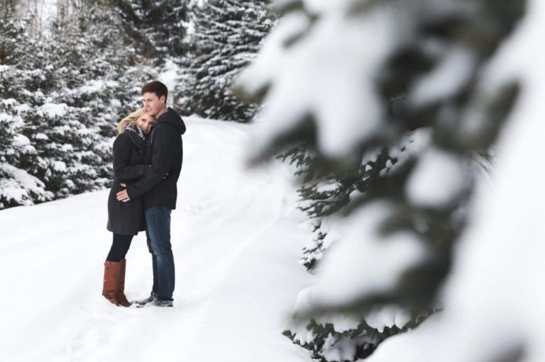 Spring Engagement Photos in Edmonton