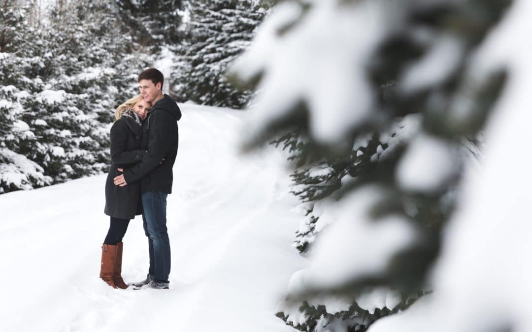 Spring Engagement Photos in Edmonton with Courtney & Denver