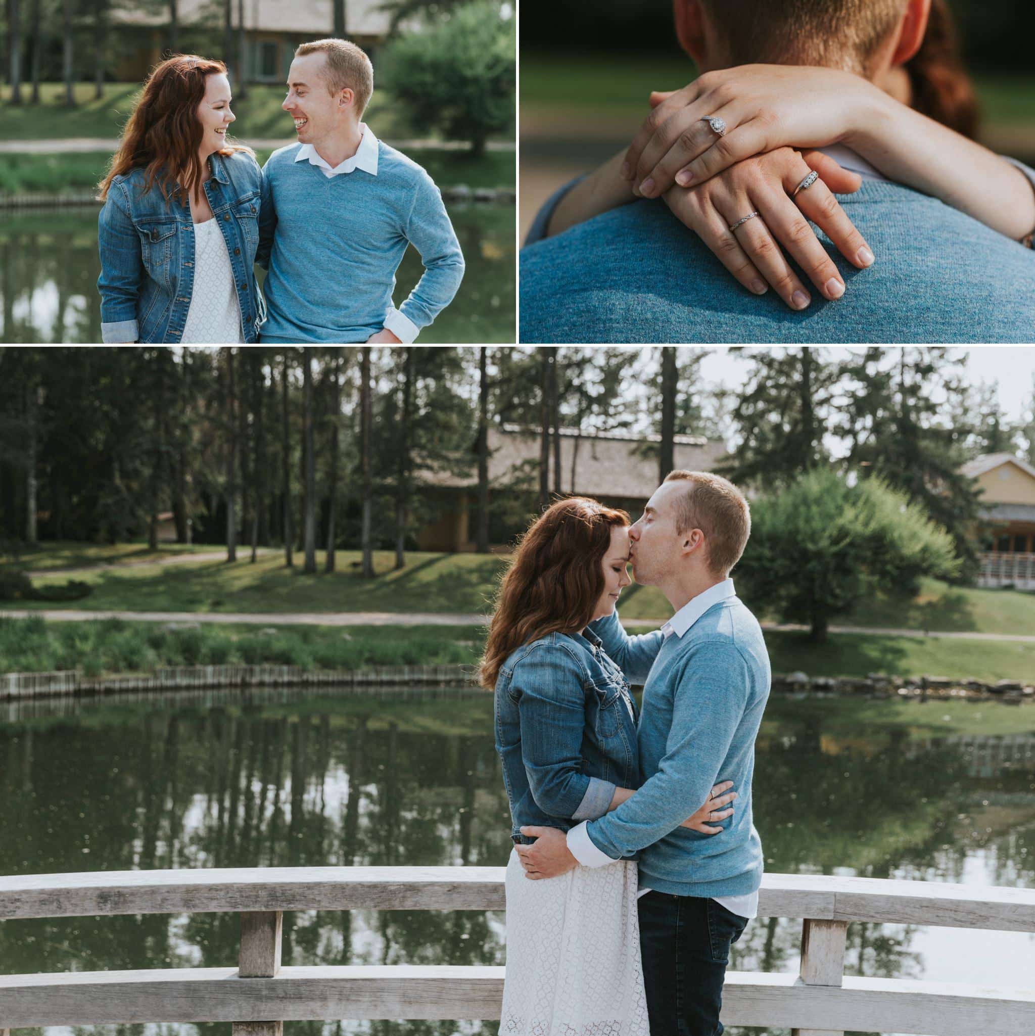 Engagement Photos at the Devonian Botanic Gardens