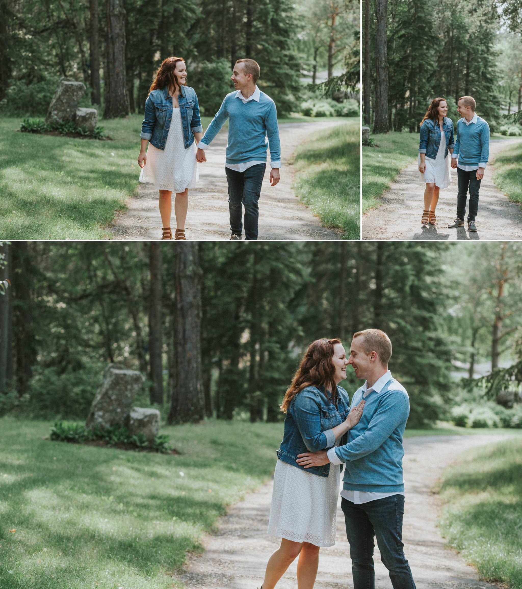 Engagement Photos at the Devonian Botanic Gardens