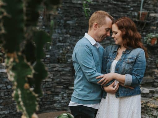 Jennifer & Michael’s Engagement Photos at the Devonian Botanic Gardens