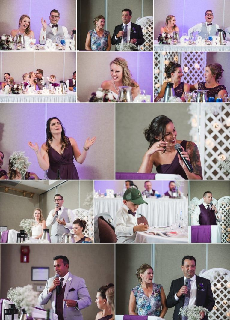 Wedding Reception Photos at the Holiday Inn Edmonton