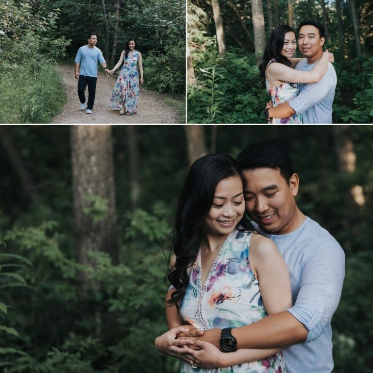 Summer Engagement Photos in Edmonton