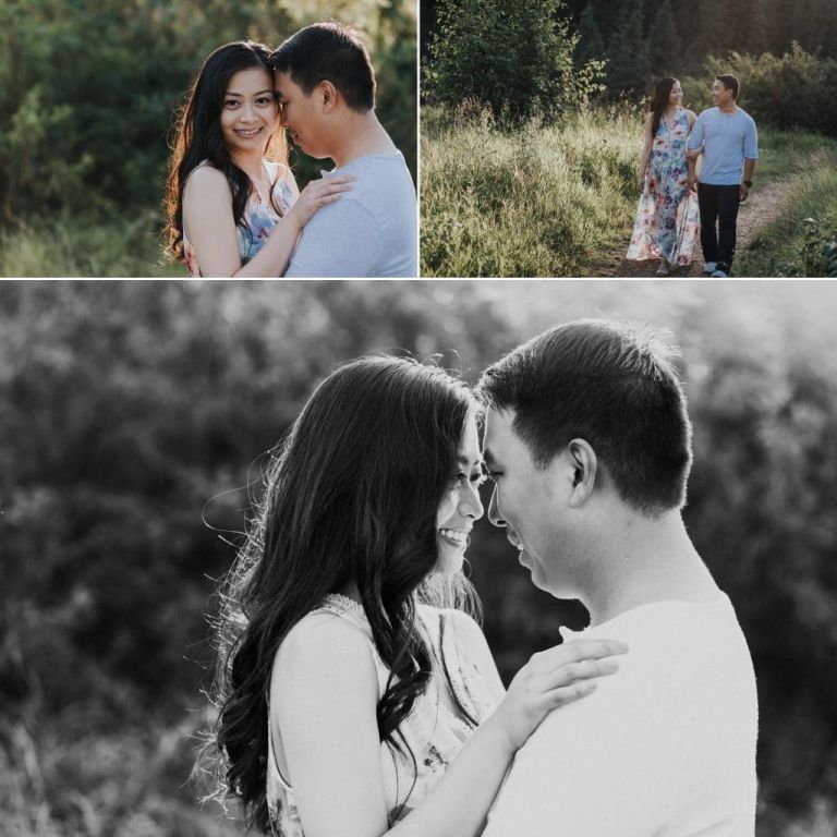 Edmonton Engagement Photos in Whitemud Creek