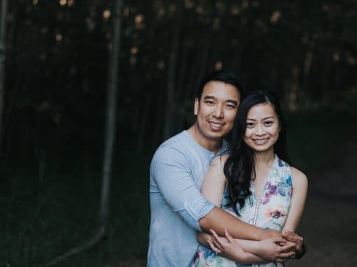 Eisen & Clarence – Summer Engagement Photos in Edmonton