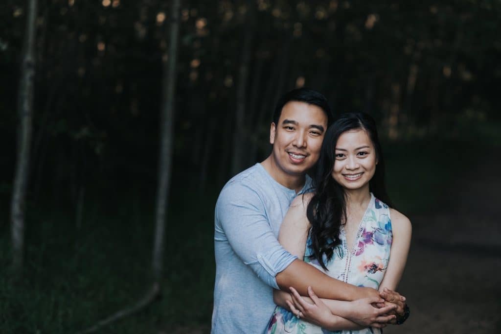 Edmonton Engagement Photos in Whitemud Creek