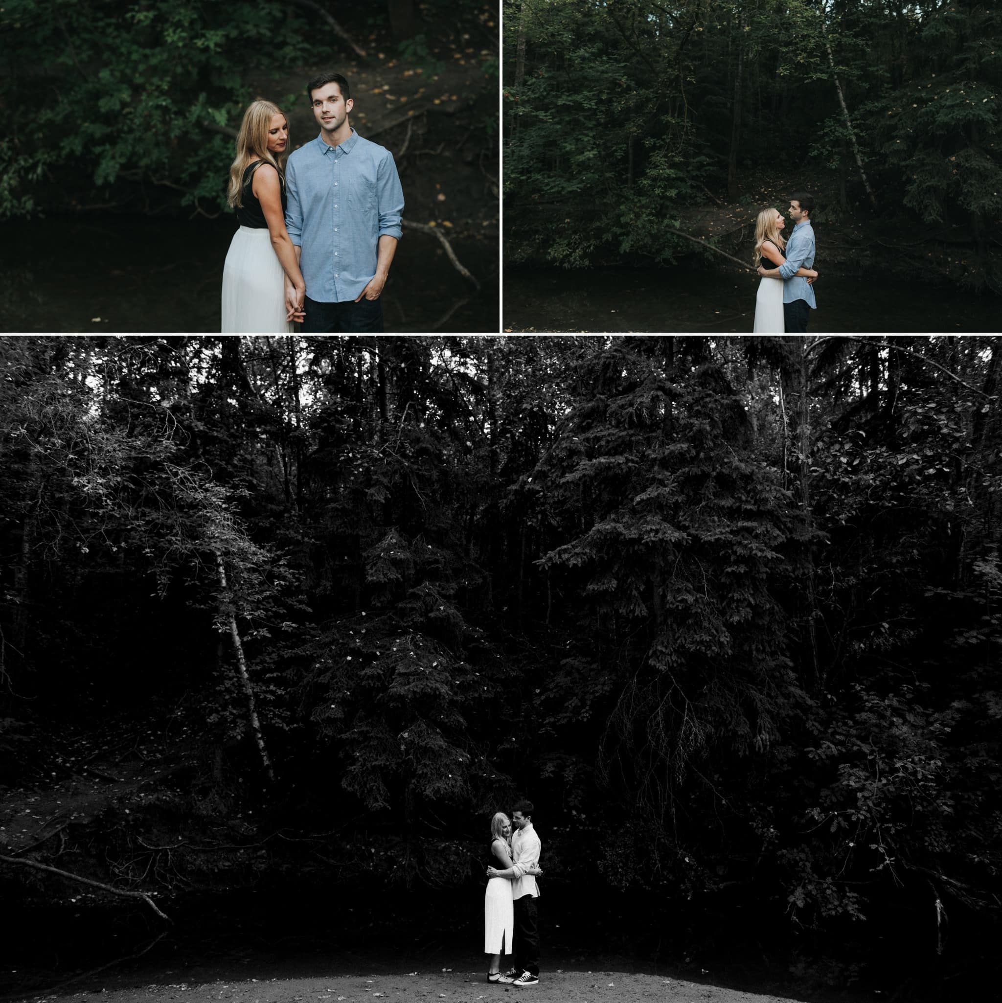 Katie Dylans Engagement Session in Mill Creek Ravine Edmonton Portrait Photographers 5 - Katie & Dylan's Engagement Photos in Mill Creek Ravine