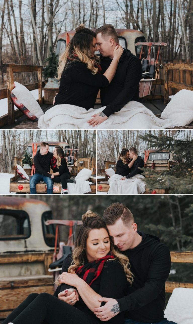 Engagement Photos Olde Back Roads in Stony Plain