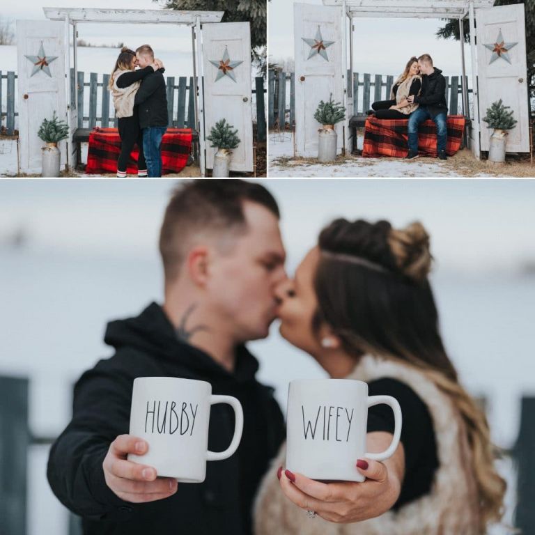 Engagement Photos at Olde Back Roads in Stony Plain