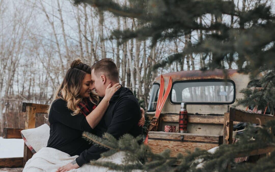 Kim & Terry’s Winter Engagement Session at Olde Back Roads