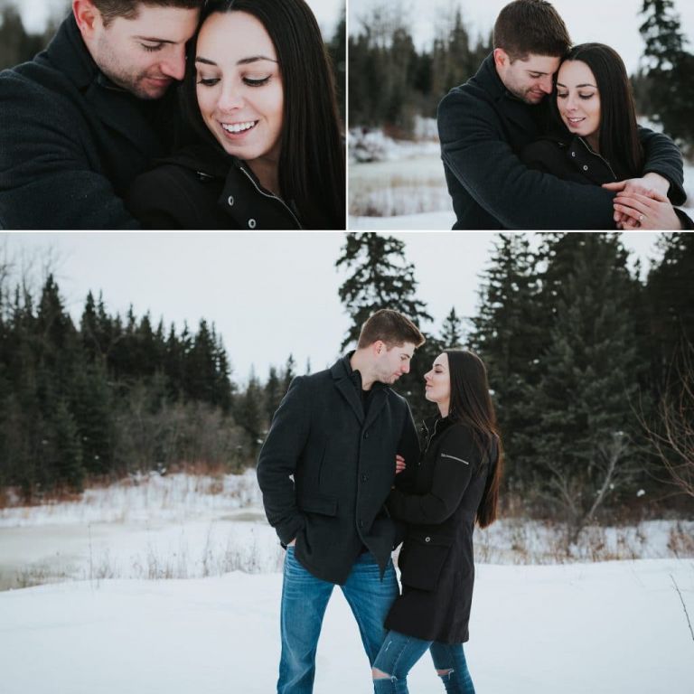 Engagement Photo Session in Edmonton - Whitemud Park