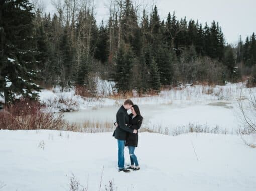 Outdoor Engagement Photo Session in Edmonton – Haley & Brendan