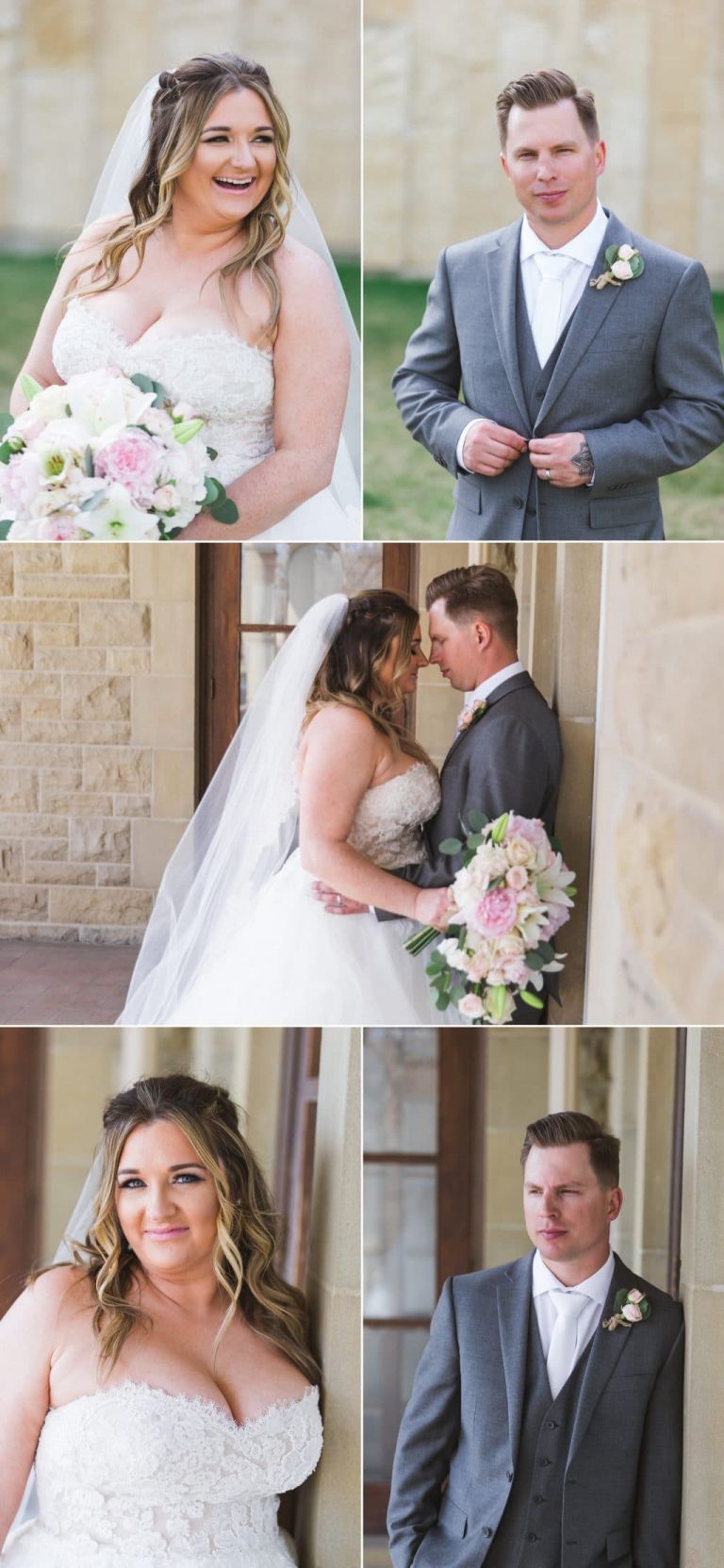 Formal wedding photos at Government House in Edmonton, Alberta