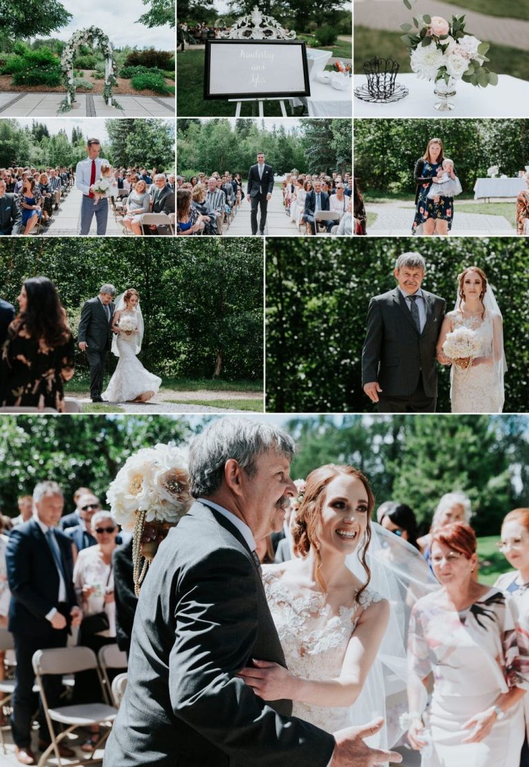 Wedding Photography at the University of Alberta Botanic Garden