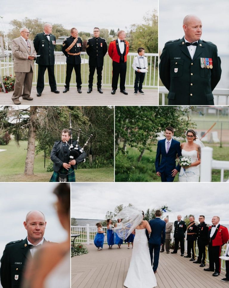 Wedding Ceremony at MacArthur Place in Lac La Biche