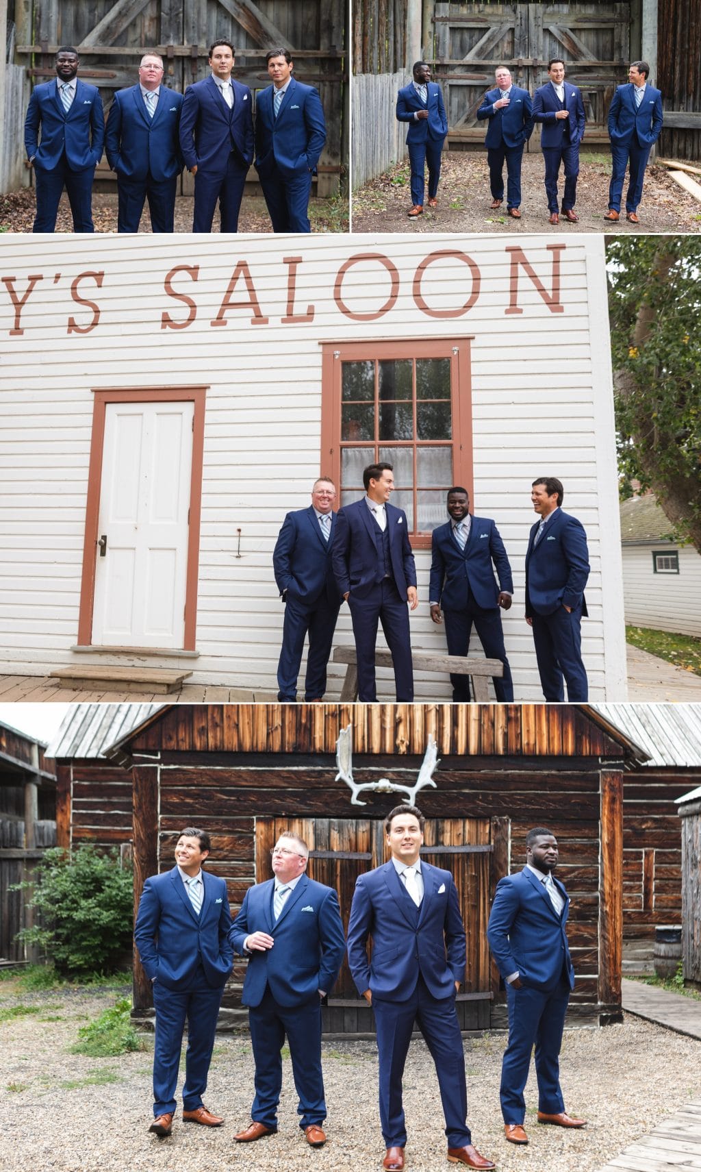 Wedding photos at Fort Edmonton Park