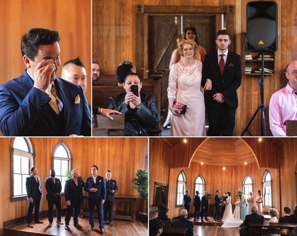 Wedding Photos in St. Michael's Church - Fort Edmonton Park