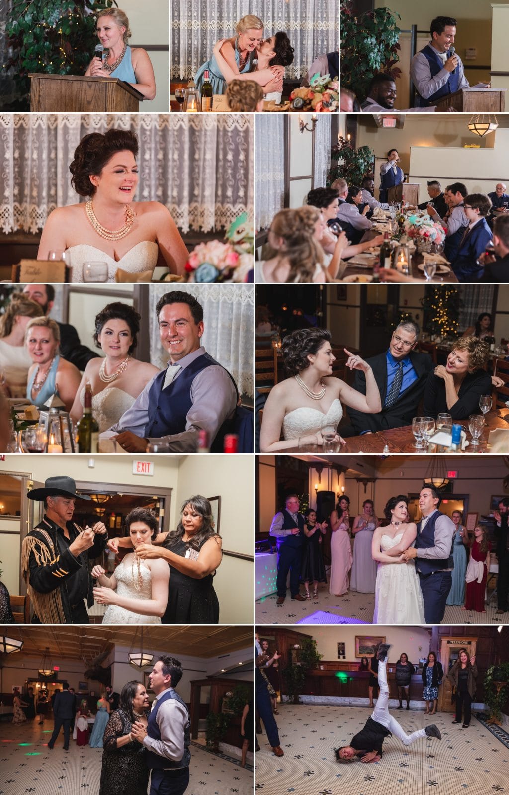 Wedding reception photos at the Hotel Selkirk at Fort Edmonton Park