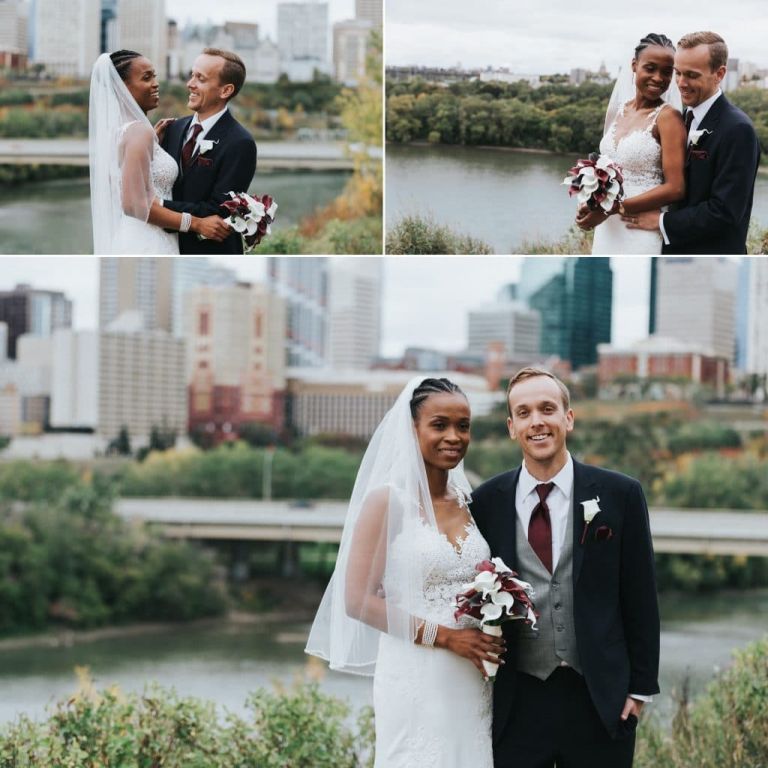 Wedding Photos in Edmonton's River Valley