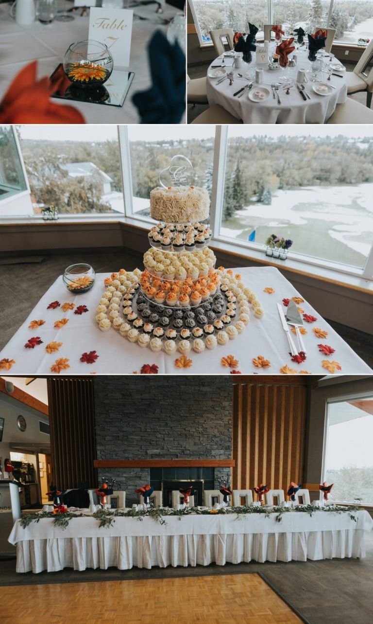 Wedding reception photos at the Highlands Golf Club in Edmonton