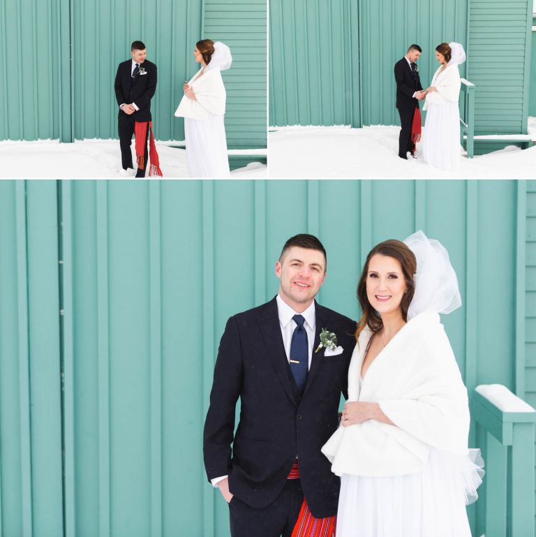 Wedding Photos at the St. Albert Grain Elevator Park