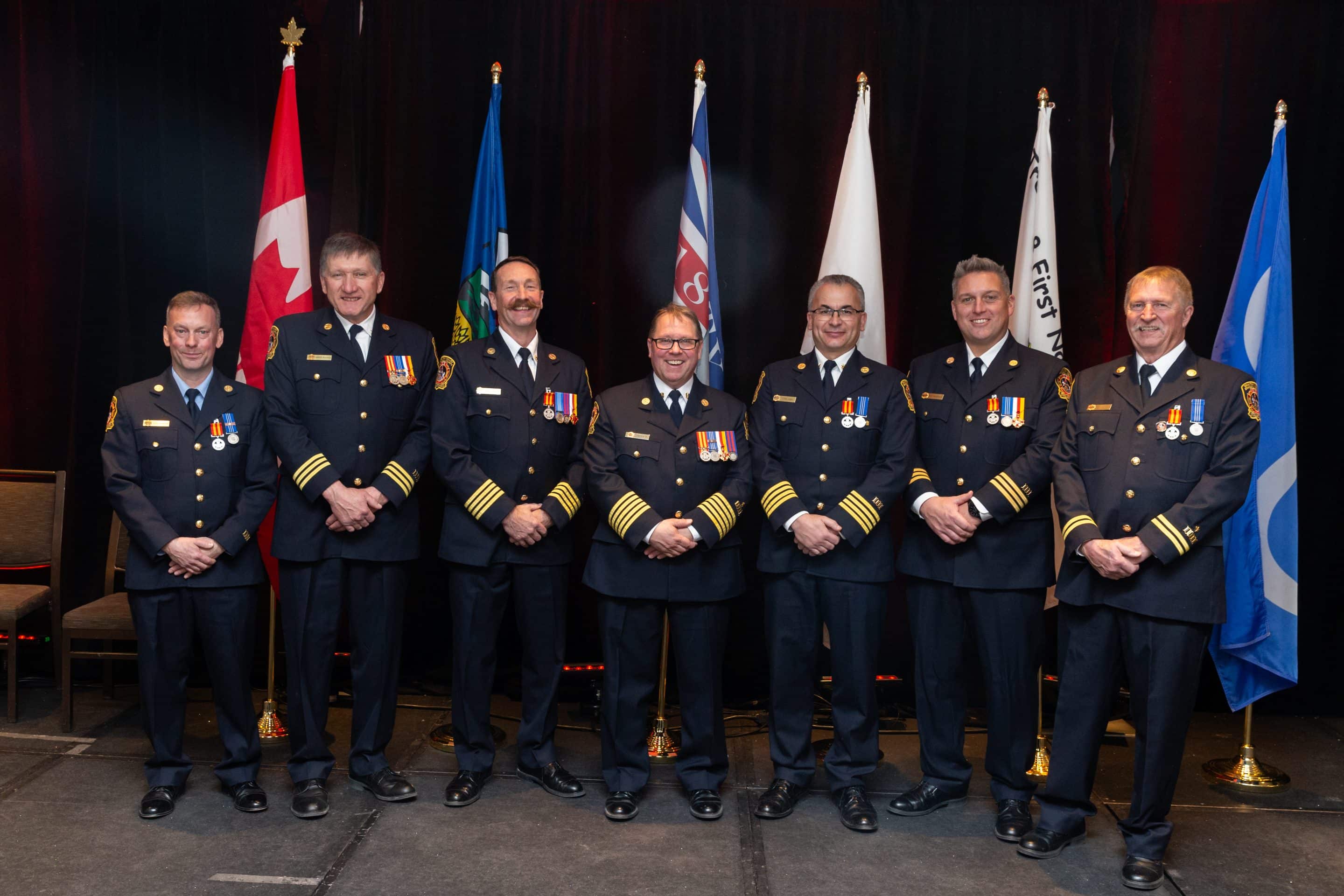 20231126_AFCA_ExemplaryMedalCeremony_222 Firefighters receive awards and recognition at the Annual Alberta Fire Chiefs Association award ceremony at the Westin Hotel In Edmonton