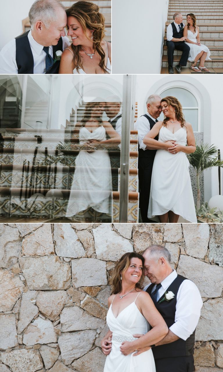 Bride & Groom photos at the Hotel Riu Palace in Cabo San Lucas