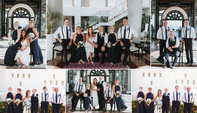 Wedding photos at the Hotel Riu Palace in Cabo San Lucas